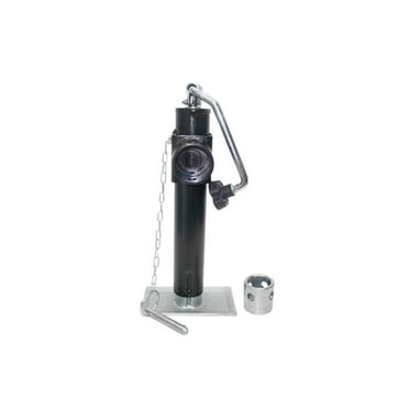 Pro Series Bolt On 2000 Pound Capacity Topwind Swivel Trailer Jack w// Footplate